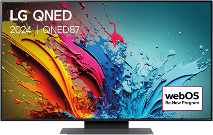 75QNED87T6B (2024) - 75 inch - QLED TV Zwart