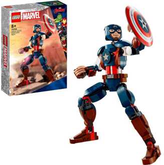 76258 Super Hero Captain America bouwfiguur (4116258)