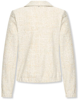 7632 blazer bomba lux ecru Wit - M