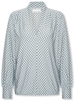 7674mil top jozzy print milly ice - maat M Blauw