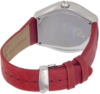 7694m03ac Rode Leren Horloge Rood