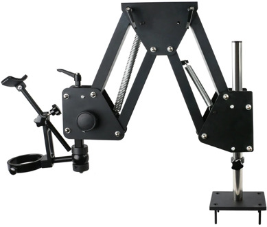 76mm/84mm Universal Bracket Big Size Stretch Stereo Microscope Spring Stand Table Holder For Jewellery Lab Binocular Trinocular