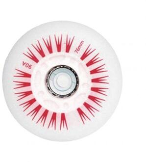 76Mm Duurzaam Kleurrijke Knipperende Roller Kid Veilig Katrol Hak Led Licht Inline Sliding Voor Outdoor Flash Roller Skate wielen Rood