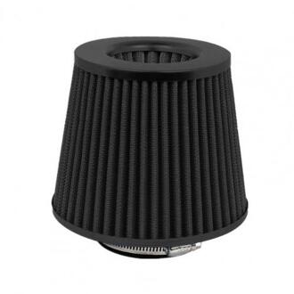 76Mm Universele Auto Koude Intake Inductie Sport Power Mesh Cone Air Flow Filter zwart