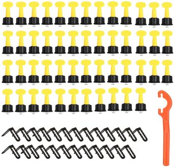 76Pcs Keramische Tegel Systeem Nivellering Apparaat Hoek Nivellering Wedge Uitlijnen Pakking Vloer Wandtegel Positieve Hoek Nivellering Wedge 76stk Tile leveler