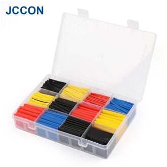 780 Stks/doos Thermoresistant Buis Krimpkous Wikkelen Kit Termoretractil Krimpen Tubing Diverse Draad Kabelhuls Kleur