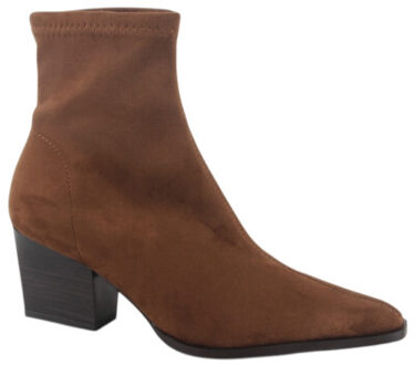 78151-ae-95 dames enkellaarzen gekleed Bruin - 38