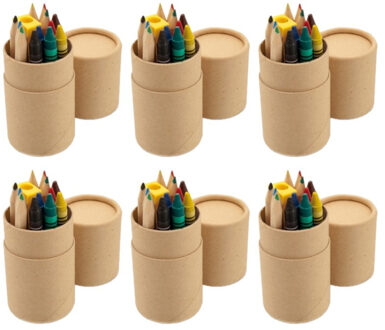 78x potloden/krijtjes set - 13-delig - 10 cm - uitdelen / traktatie voor kinderen