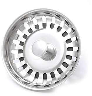 79.3mm Badkamer Gootsteenzeefje Rvs Water Stopper Afval Plug Voorkomen Sink Water Filter Plug Aanrecht Accessoires