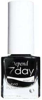 7day hybrid Polish 7013 Goth Black 5ml