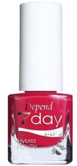 7day Hybrid Polish 7154 Red Dandelion 5ml
