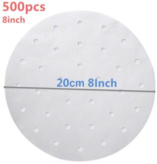 7Inch/8Inch/9Inch 500 Stuks Air Friteuse Pads Lucht Friteuse Accessoires Voor Gowise Phillips Cozyna secura Fit Alle Airfryer 3.7 5.8QT 8duim-500stk