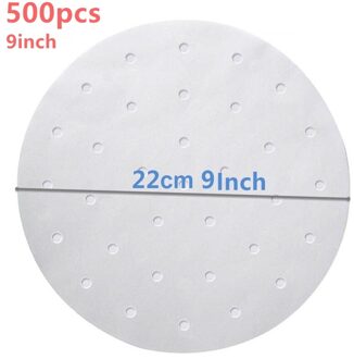 7Inch/8Inch/9Inch 500 Stuks Air Friteuse Pads Lucht Friteuse Accessoires Voor Gowise Phillips Cozyna secura Fit Alle Airfryer 3.7 5.8QT 9duim-500stk