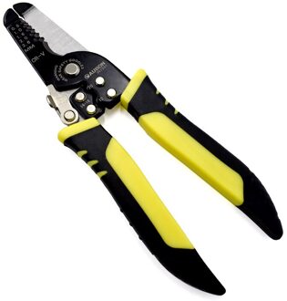 7Inch Draagbare Afstriptang Multifunctionele Draad Stripper Kabel Strippen Krimpen Cutter Handje 0.8Mm-2.6Mm optionele