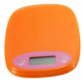 7Kg/1G Portable Keukenweegschaal Digitale Weegschaal Led Elektronische Weegschalen Postal Voedsel Meten Gewicht Keuken Led Elektronische weegschalen Oranje