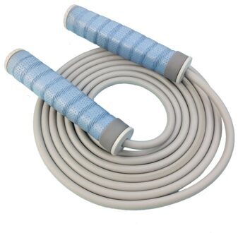 7Mm Diameter 3M Lengte 390G Gewogen Zachte Pvc Koord Sprong Overslaan Touw JR040 blauw