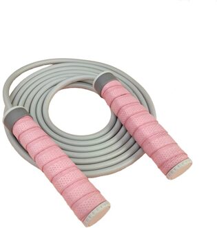 7Mm Diameter 3M Lengte 390G Gewogen Zachte Pvc Koord Sprong Overslaan Touw JR040 roze