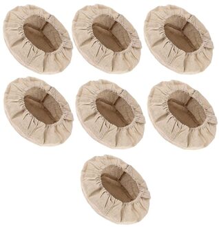 7Packs 8 Inch Ronde Brood Proofing Mand Doek, Liner Zuurdesem Banneton Proofing Manden Doek Voor Deeg Stijgende Bakken