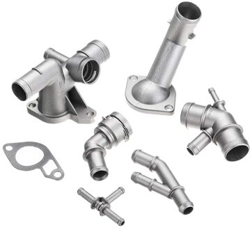 7Pcs Aluminium Motor Koelvloeistof Slang Connector, koelvloeistof Flens Upgrade Kit Voor Golf MK4 Jetta G-TI 1.8T 2000-2005 Voor Tt 2000