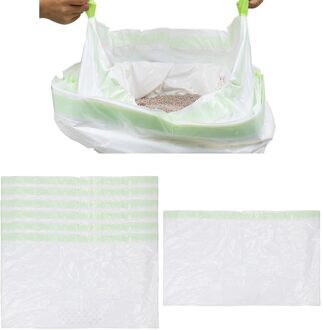 7Pcs Kattenbakvulling Zakken Trekkoord Kattenbakvulling Liners Huisdier Vuilniszak Snelle Schoon Up Katten Supplies S Type1