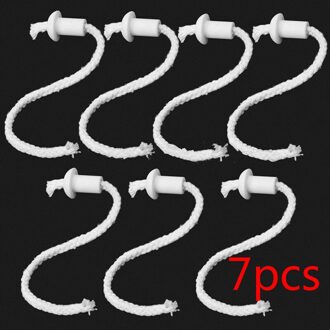 7Pcs Lamp Fiber Glas Kerosine Lont Olie Lamp Lont Houder Keramische Houders Torch Wijn Fles Olie Kaars Brander Kachel katoenen Lont