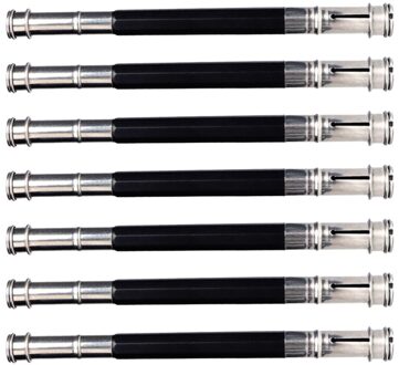 7Pcs Metalen Potlood Extender Stevige Potlood Houder Verlenger Draagbare Potlood Verlengstuk Artistieke Tekening Benodigdheden Voor Kunstenaars