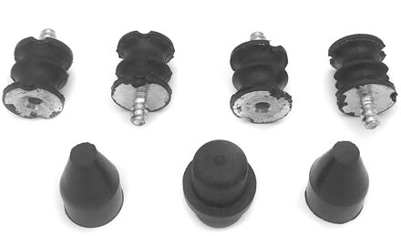7Pcs Rubber Front Handvat Isolator Buffer Shock Mount S Set Kit Fit Voor Husqvarna 136 137 141 142 kettingzaag Onderdelen