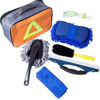 7Pcs Wasstraat Hulpmiddel Auto Reinigingsproducten Auto Wassen Cleaning Kit Car Cleaning Met Bag Care Cleaning Tools kit