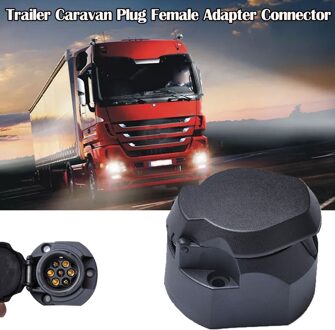 7Pins Elektra Converter Trailer Caravan Plug Vrouwelijke Adapter Connector Caravan Truck Accessoires Caravan Accessoires