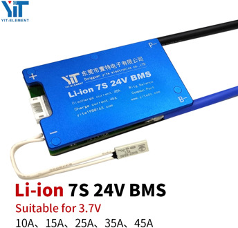 7S 24V Lithium battery 3.7V power protection board temperature protection equalization function overcurrent protection BMS PCB
