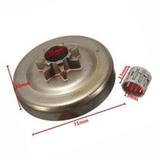 7T Clutch Drum Tandwiel Washer Clip Kit Voor Husqvarna 578097901 340 345 350 445 Kettingzagen