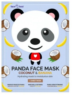 7Th Heaven - Face Food Panda Face Mask Moisturizing Mask In Banana & Coconut Plough 1Pcs