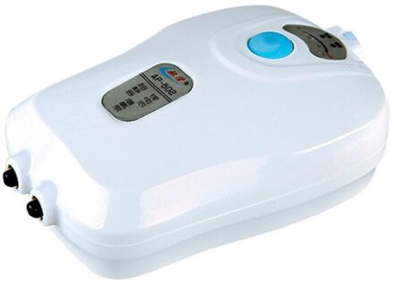 7W Aquarium Luchtpomp Fish Tank Mini Ac En Dc Tweeërlei Gebruik Beluchting Pomp Opladen Zuurstof Pompen Aquaria aquatische Accessoires dubbele hole