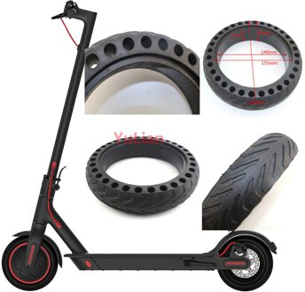 8 1/2X2 Effen Tire Voor Xiaomi Mijia M365 Elektrische Scooter 8.5*2 Verdikte Honingraat Tubeless tyre