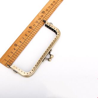 8/10/12 Cm Vierkante Metalen Purse Frame Handvat voor Clutch Bag Handtas Accessoires Maken Kus Sluiting Lock voor Tas Accessoires 12cm