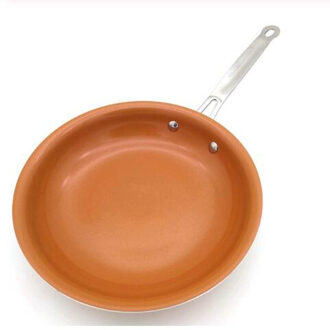 8/10/12 inch non-stick Koperen Koekenpan Koekenpan Grill Gas & Inductie Fornuis Bakplaat Koken gereedschap Keuken Accessoires Kookgerei 10duim