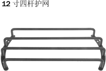 8 "10" 12 "Speaker Cover Auto Audio Metalen Grille Universele Subwoofer Grill Protector Cover Matte Black Luidspreker trim Four bar 12 inches