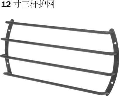 8 "10" 12 "Speaker Cover Auto Audio Metalen Grille Universele Subwoofer Grill Protector Cover Matte Black Luidspreker trim Three bar 12 inches