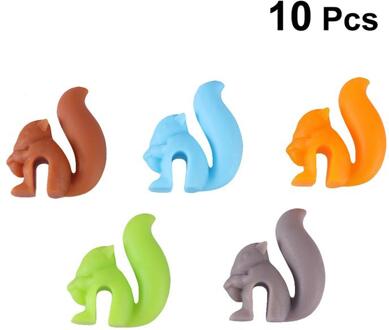 8/12/18/24Pcs Silicone C-Vormige Wijnglas Marker Drinkbeker Identifier Goblet Teken 10stk