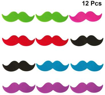 8/12/18/24Pcs Silicone C-Vormige Wijnglas Marker Drinkbeker Identifier Goblet Teken 12Pcs1