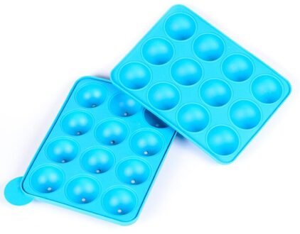 8/12 Gaten Ronde Bal Lollipop Mold Cake Shop Chocolade Mold Heart Cake Pops Maker Candy DIY Mold Tool Met Stokken stijl 3