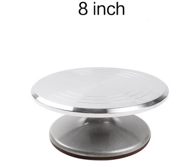 8 12 Inch Cake Rack Craft Draaitafel Platform Taart Draaitafel Roterende Taart Bakken Nozzle Spatel Cake Stand 8 duim