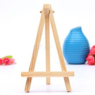 8*15Cm 5 Pcs Mini Artist Houten Schildersezel Houten Bruiloft Tafel Card Stand Display Houder Voor Party Decoratie