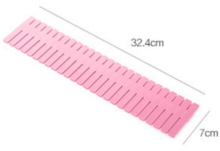 8/16Pcs Praktische Lade Divider Regeling Ruimtebesparend Platen Duurzaam Diy Huishoudelijke Opslag Planken Partitie Boord roze 8stk