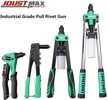 8-17 inches Manual Rivet Gun Pull Rivet Gun 4 in 1 Heavy Manual Rivet Nut Gun Automatic Rivet Tool Manual Insert Rivet Nut Tool