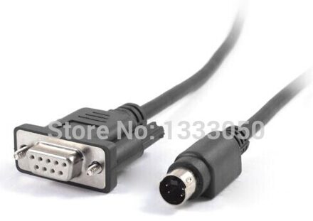 8.2 Ft 4 P Mini Din naar DB9P RS422 Plc-programmering Kabel voor Fatek FBS
