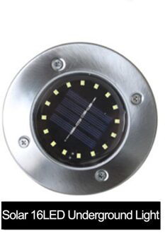 8/20LED Solar Power Grond Lichten Floor Decking Patio Outdoor Tuin Gazon Lamp Solar Leds Tuin Licht Waterdicht Solar lichten 16LEDS / wit