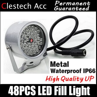 8.28 Grootste Verkoop! 48LED Illuminator Ir Infrarood Dome Hd Nachtzicht Enhancement Licht Vullen Visie 40M Lamp Securit 850nm 12V