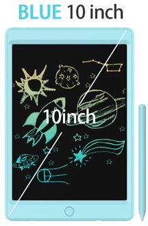 8.5 ''10" Lcd Schrijven Tablet Digitale Tekening Tablet Handschrift Pads Draagbare Elektronische Tablet Board Ultradunne Board voor Kids 10 duim blauw