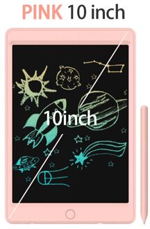 8.5 ''10" Lcd Schrijven Tablet Digitale Tekening Tablet Handschrift Pads Draagbare Elektronische Tablet Board Ultradunne Board voor Kids 10 duim roze